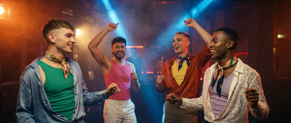 Some guys clubbing