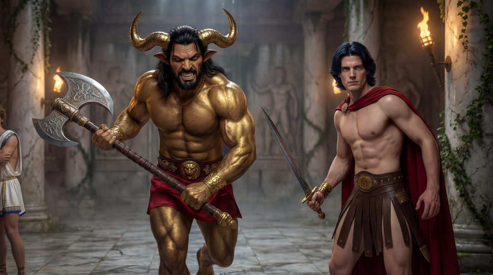 Asterion & Theseus